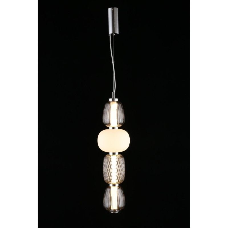 Подвесной светильник 17*100-190 см, 1*LED, 29W, 3000K, Aployt Oliwcia APL.319.16.29, хром