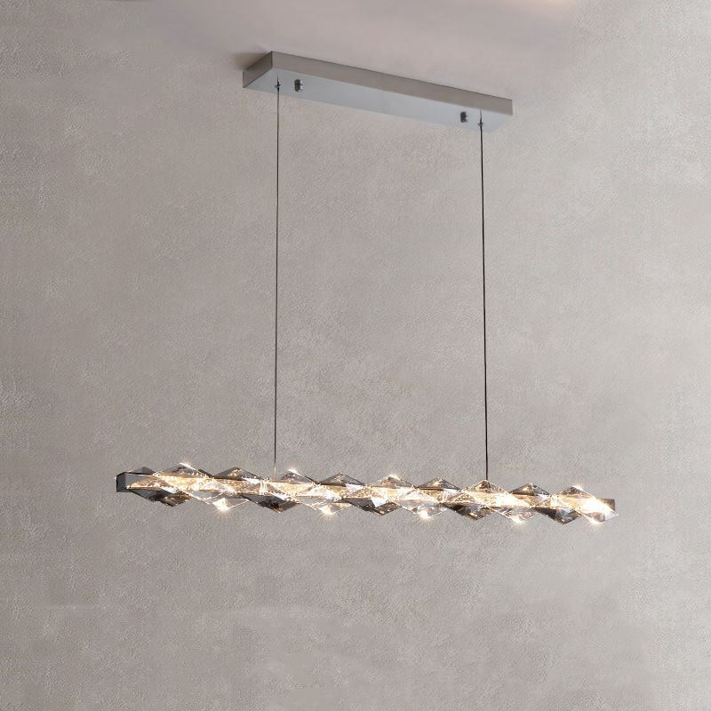 Подвесной светильник JENNIFER LONG A 90*90* см, 1*LED*32W, 3000, 4000, 5000K, ImperiumLoft jennifer-long01, Хром
