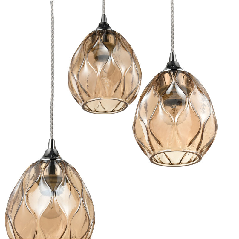 Подвесной светильник  40*145 см, 3*E27 хром Vele Luce Elision VL5593P13