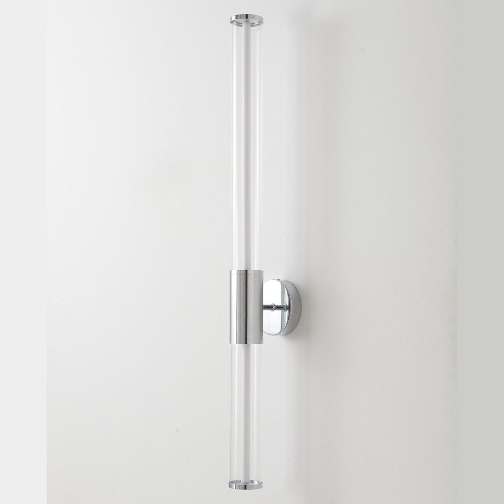 Светильник 82 см, 18W, 3000K, Crystal Lux LINEUP AP18W LED CHROME, хром