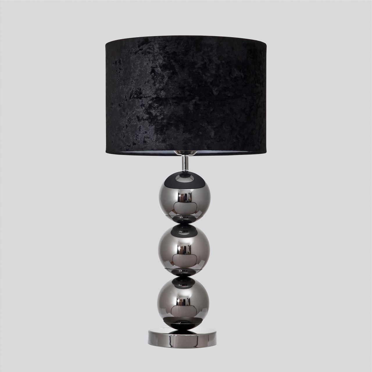 Настольный светильник 30*30* см, Е27 1x40ВтW, , Дымчатый, Хром MODELUX ML.701.01TL BK