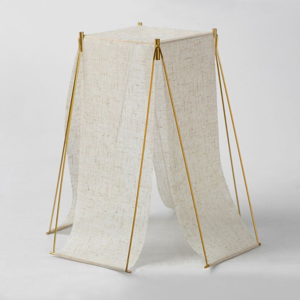 Торшер 80 см, 8W, 3000K, Lussole Major LSP-4007S, бежевый-камень