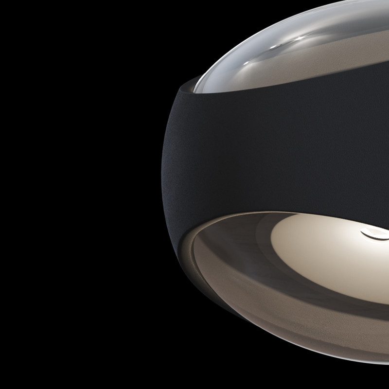 Настенный светильник Maytoni Stream O032WL-L6B3K, 6W LED, 3000K, черный