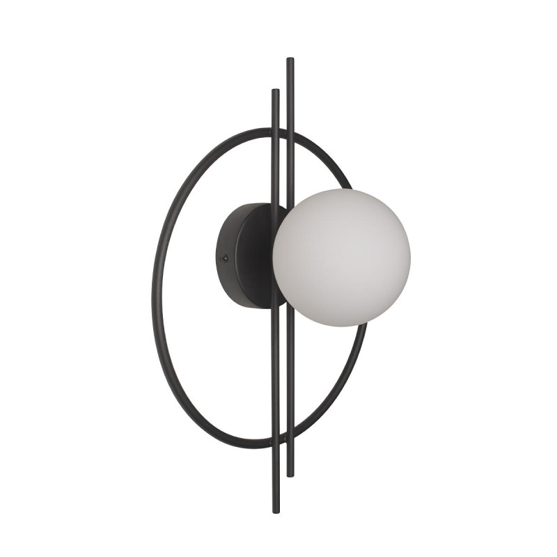 Бра 40* см, 1*G9*7W, Loft It 10143 Black Circle, Черный
