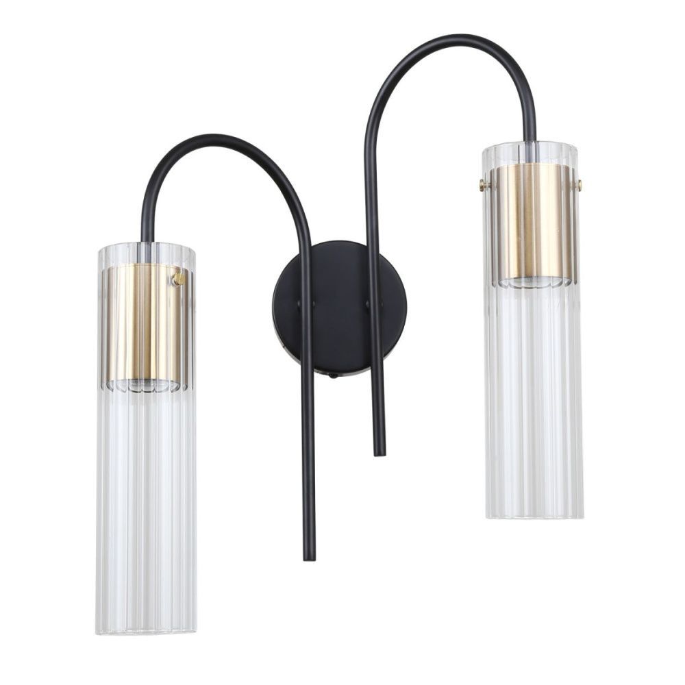 Бра 41 см, F-Promo Kors 4740-2W, черный
