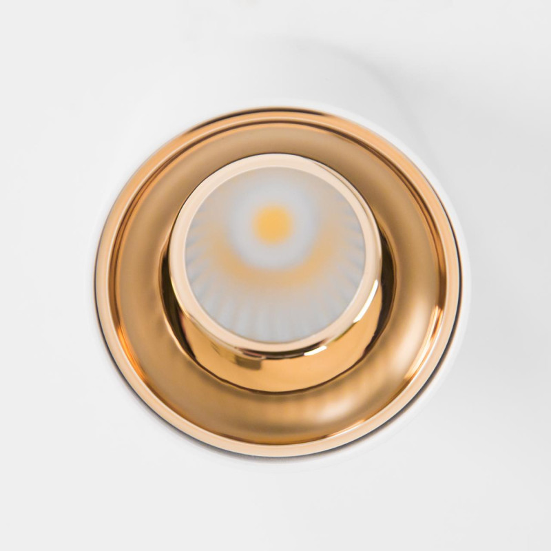 Светильник 8*8 см, 12W LED, 3500K, Citilux Старк CL7440103, белый-медь