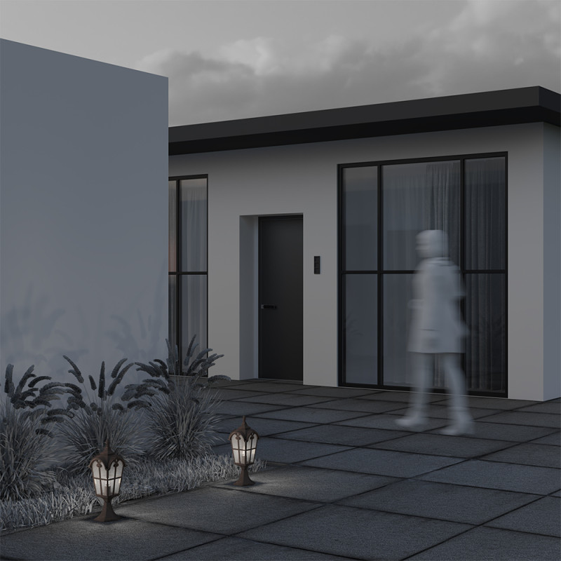 Светильник 46 см, Maytoni Albion O413FL-01BZ, бронза с черным