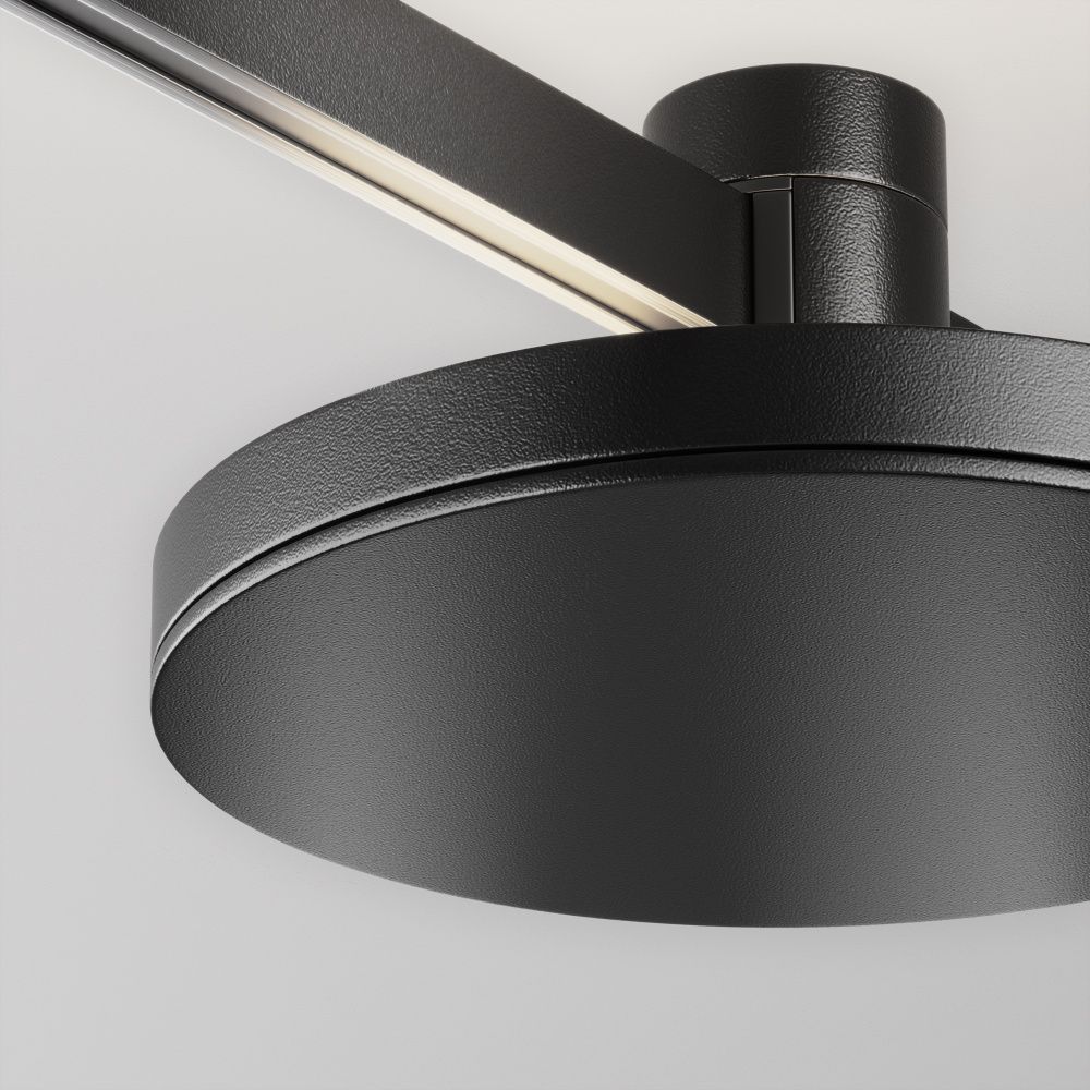 Трековый светильник Plato Flarity 4000K 7Вт 120°, 5,1 см, LED*7W, Maytoni TR152-1-7W4K-B, Черный
