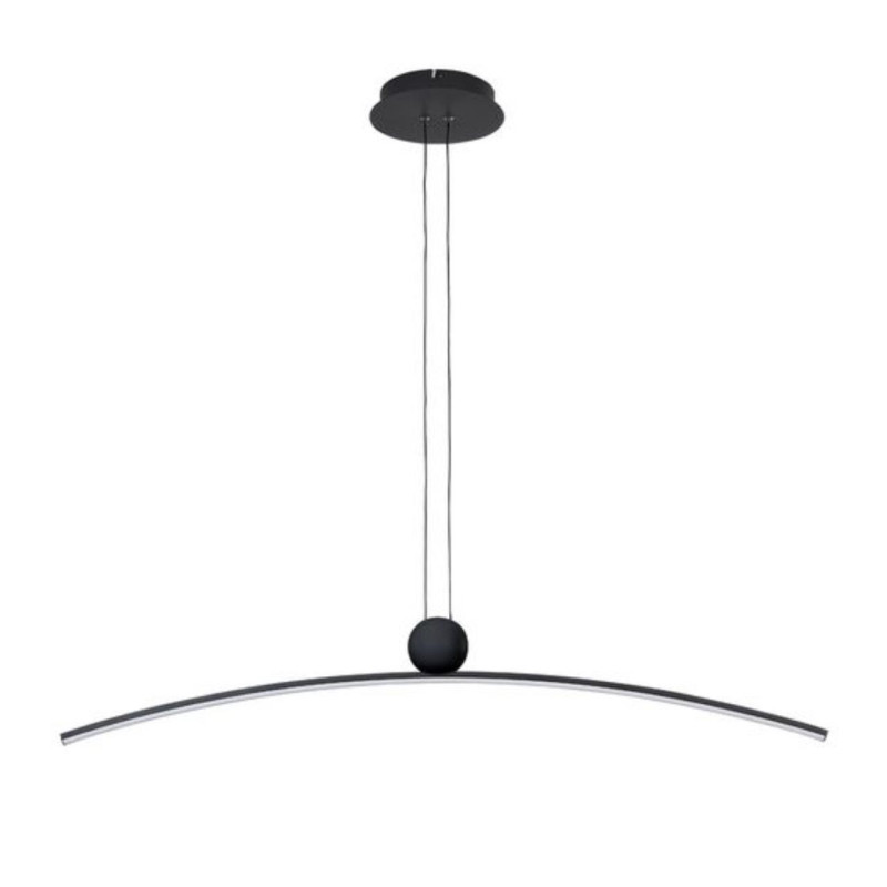 Подвесной светильник 110 см, 25W, 3000K, Arte Lamp ARNO A3362SP-25BK, черный