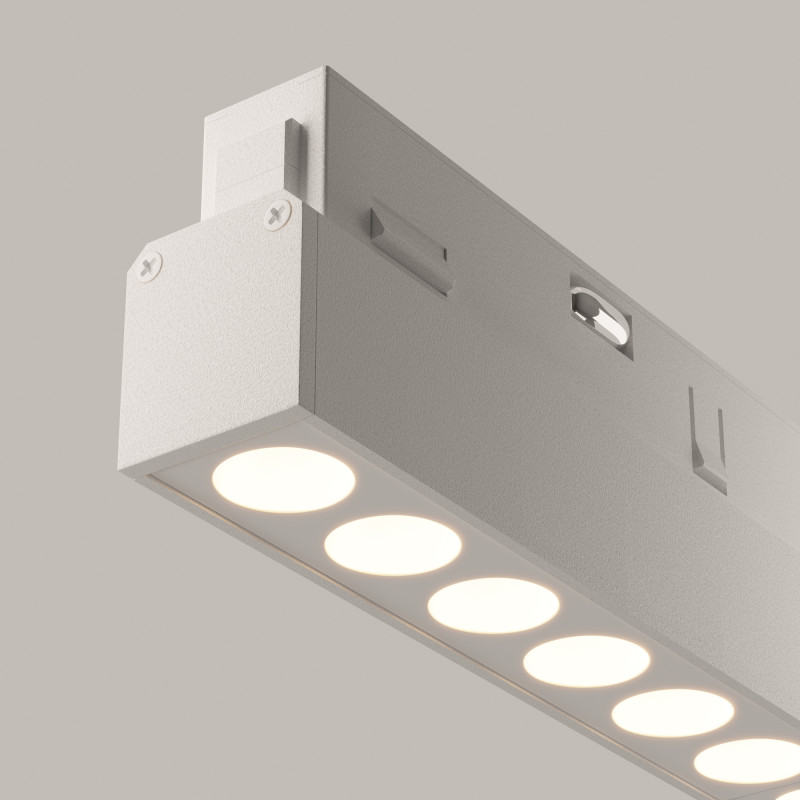 Светильник 22 см, 12W, 3000-6000K, Maytoni Technical TR031-4-12W3K-S-DS-W, белый, 36°, Dim