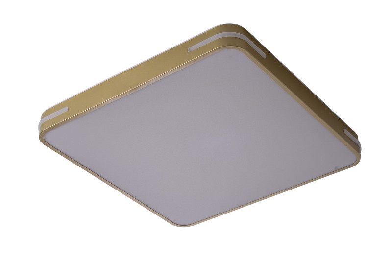 Накладной светильник 50*50*5 см, LED, 72W, 4000K Zortes Gabby ZRS.1215.04, латунный