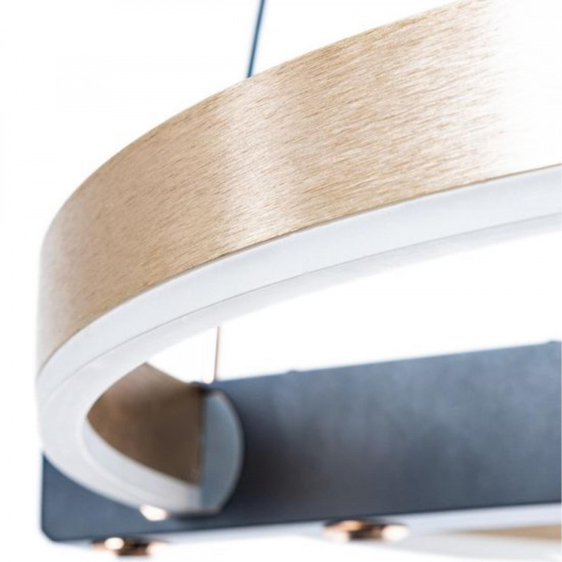 Светильник 65 см, 65W, 3000-6000K, Arte Lamp VERITATE A2221SP-1BR, черный-коричневый