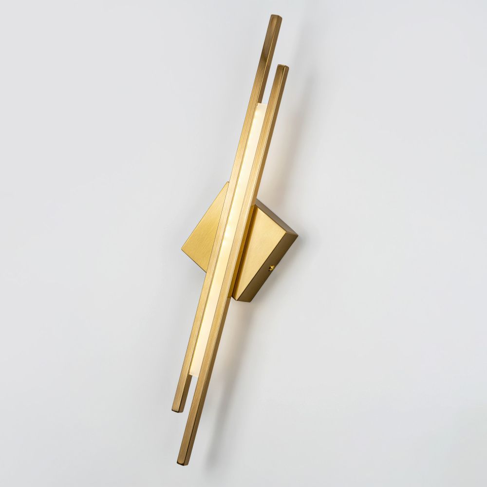 Бра 20*5*58 см, LED*5W, 3000-6000K, Modelux  ML.728.580 BS, Латунь