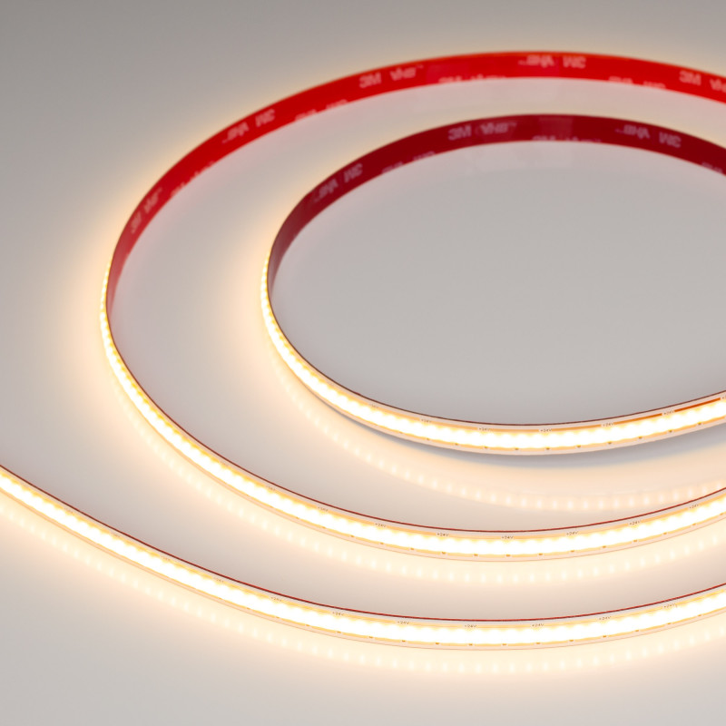 Лента COB-X480-10mm 24V Warm2700 (10 W/m, IP20, 5m, FreeCut) (Arlight, Свободная резка) 044197. Цена указана за 5 метров. Продается кратно 5 метрам.