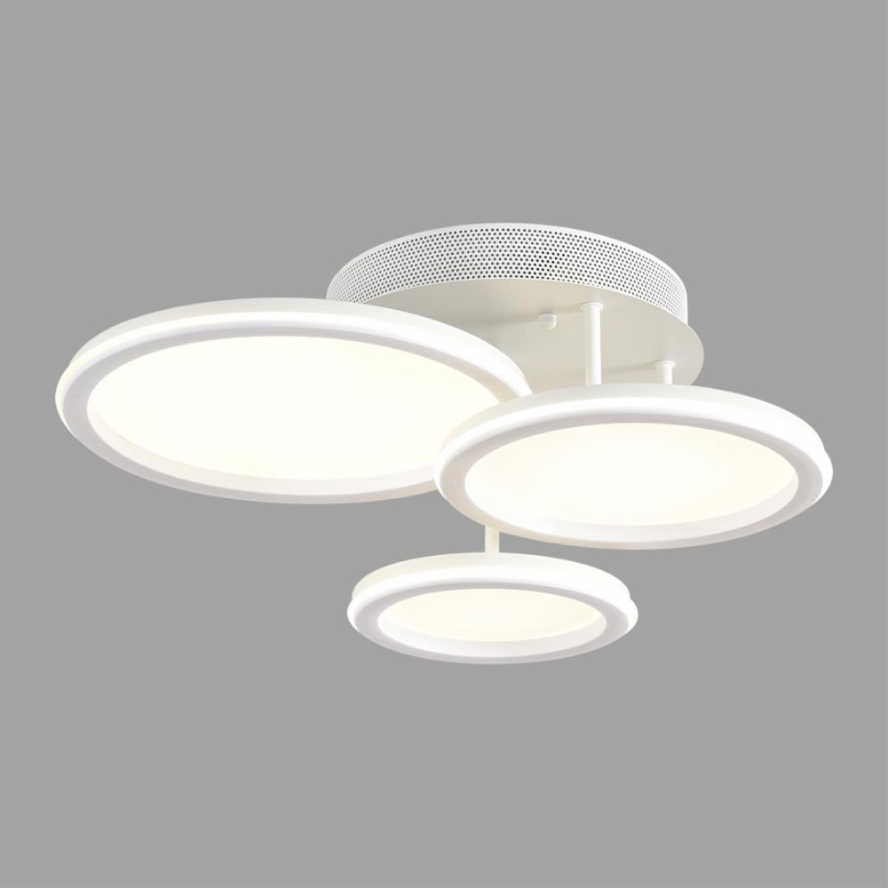 Умная люстра потолочная 8*25*19-19 см, 1*LED*60W, 3000-6500K, Lumion Alis Smart 8380/60CL, белый