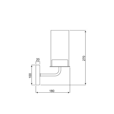 Бра 18*10*27 см, 1*E14 золото Vele Luce Licia VL1924W01
