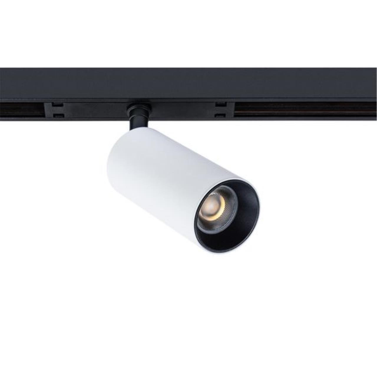 Трековый светильник 4,7 см, LED 8W 4000K белый Arte Lamp Optima A7260PL-1WH