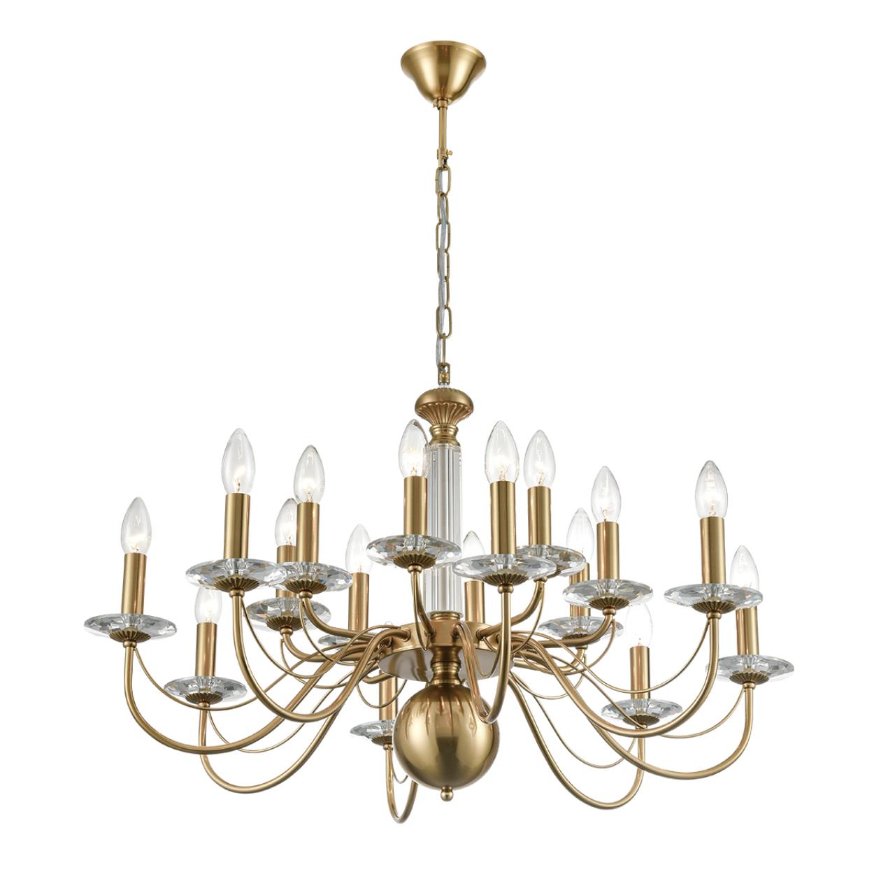 Люстра подвесная 80*95 см, 16*E14 Lumion Incanto 8033/16 медь