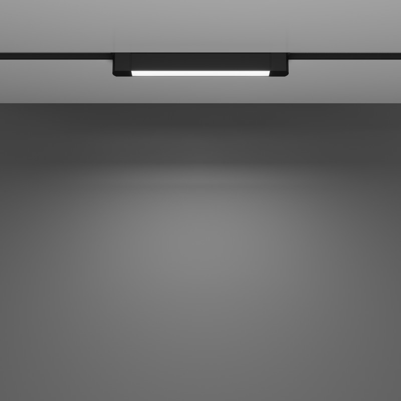 Трековый светильник 35 см*10W*4000К  Maytoni Technical Basis Rot, Черный TR104-1-10W4K-B