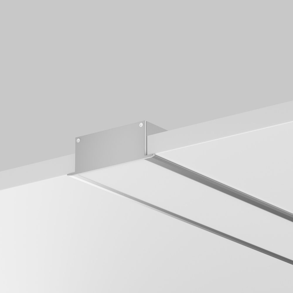 Встраиваемый с накладным фланцем профиль Maytoni Led Strip  Серебро 642005, Белый