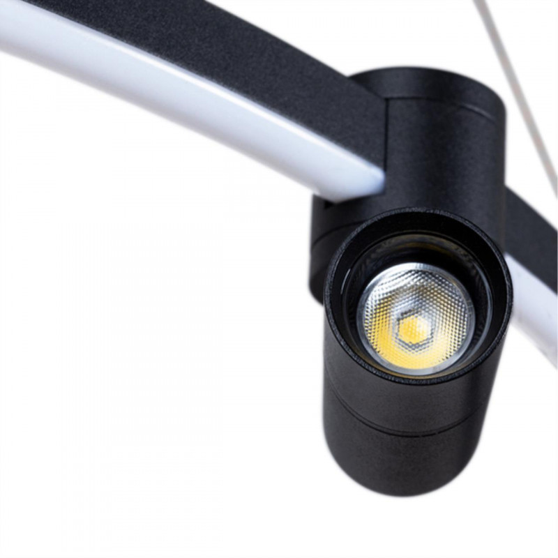 Светильник 80 см, 75W, 3000K-6000K Arte Lamp RING A2186SP-1BK черный