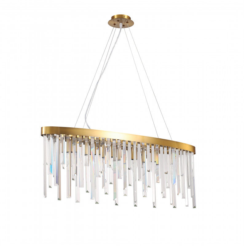 Подвесная люстра Stilfort Venecia 2113/03/06P, золото овал 20*90 см