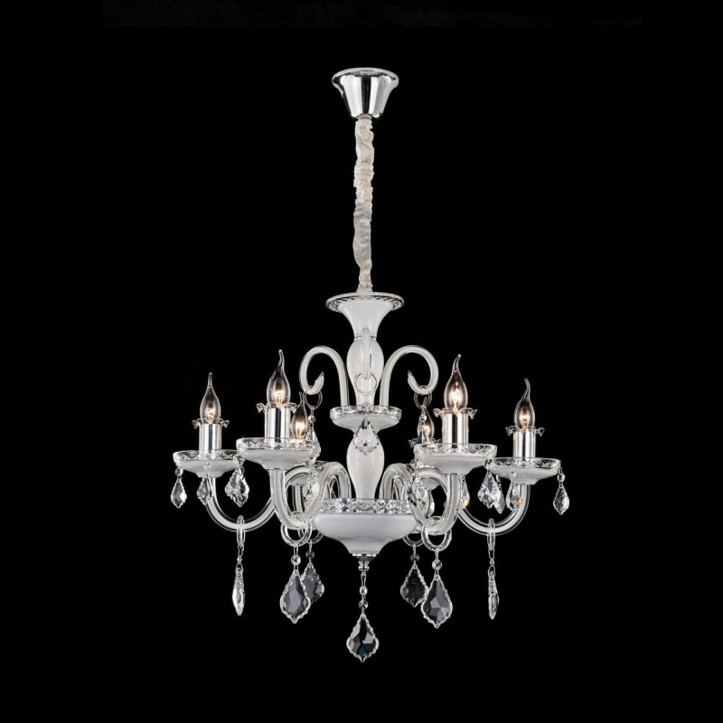 Люстра Citilux CL352160 Марена, диаметр 60 см, белый