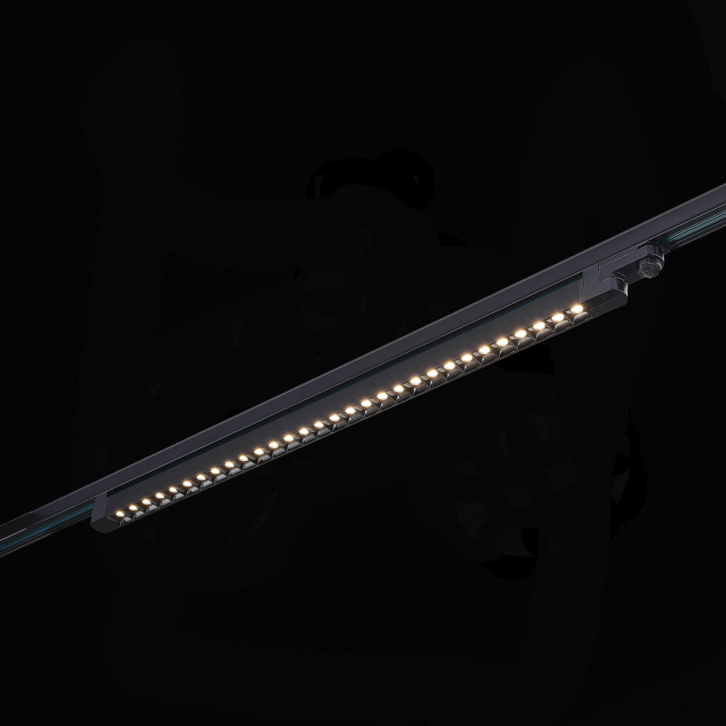 Трековый светильник 94*3 см, 30W 3000K ST LUCE Трехфазная трековая система ST662.436.30 Черный