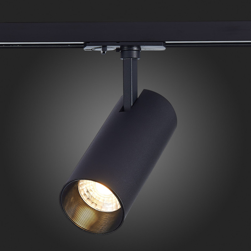 Трековый светильник 16*7 см, 20W, 4000K ST LUCE ST350.446.20.36 Матовый черный