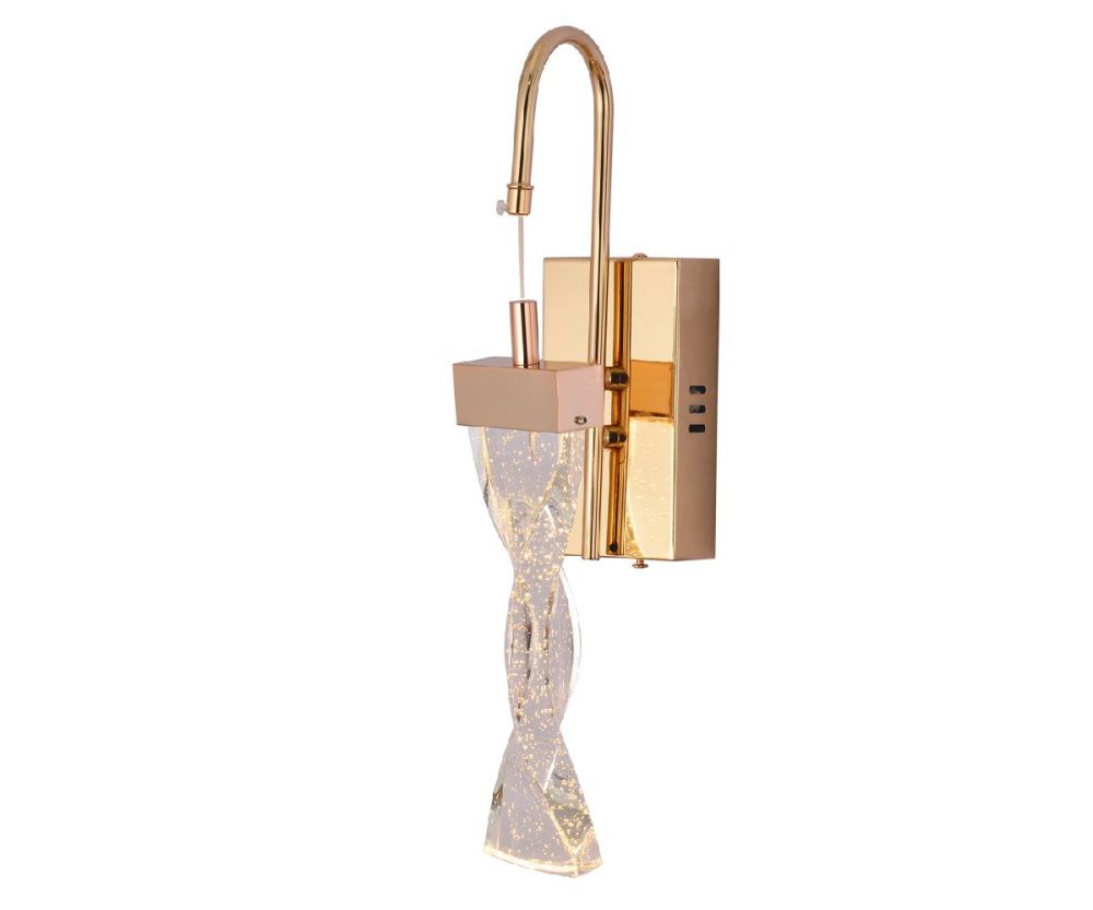 Бра 25 см, 6W, 3000K, Kink Light Астен 08511,33, золото