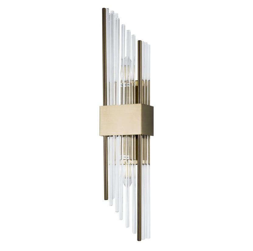 Светильник настенный ElegantLight DZN-4438 БРОНЗА D110/H600/2/G9/20W NEAT 24-12