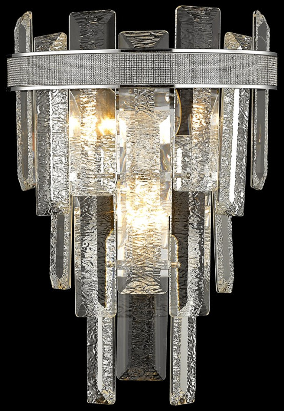 Светильник настенный Wertmark Christel WE115.03.101, 16,5*28,2 см, хром