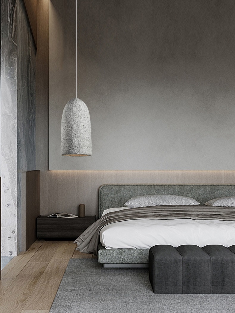 Светильник DZN-49715 СЕРЫЙ КАМЕНЬ  D300/H550/1/E27/60W 24-05