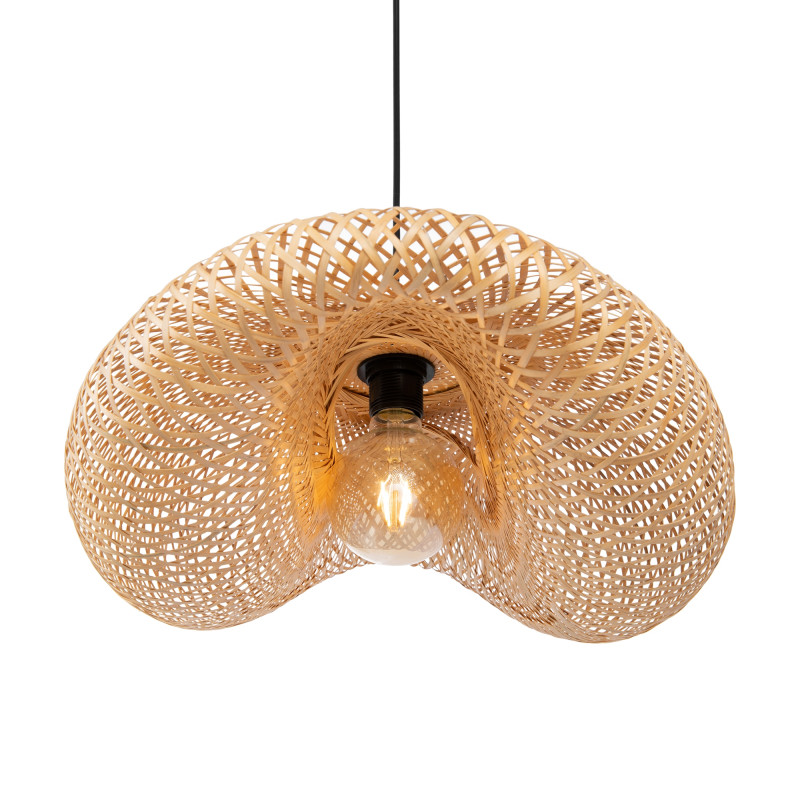 Светильник 47 см, Freya Wavy FR5243PL-01BR9, черный-коричневый