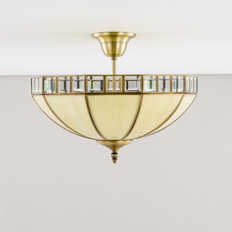 Потолочная люстра Citilux Шербург-1 CL440141, диаметр  46 см, бронза