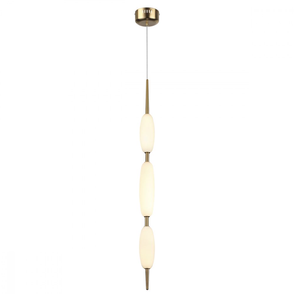 Светильник подвесной Odeon Light Spindle 4792/28L, 28W LED, 4000K, бронза