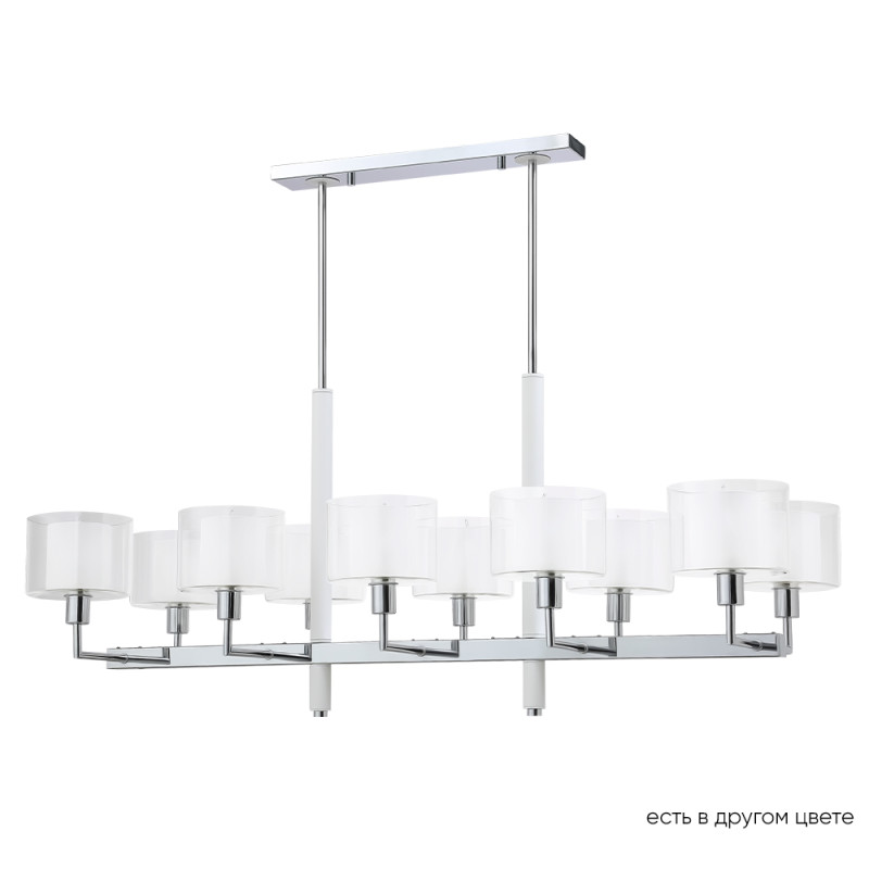 Люстра 109 см Crystal Lux MAESTRO SP-PL10 L1100 CHROME Хром/черный