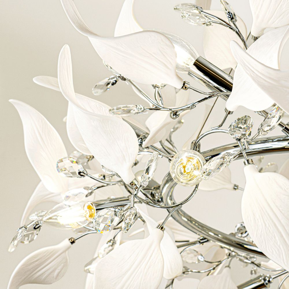 Люстра *100*56 см, Е14*40W, Modelux  ML.6808.1000P CR, Хром