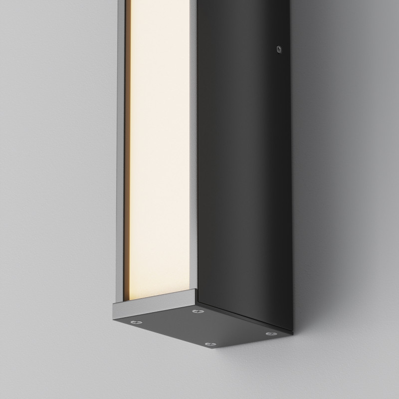 Светильник 50 см, 20W, 3000K, Maytoni Corte O571WL-L20B3K, черный