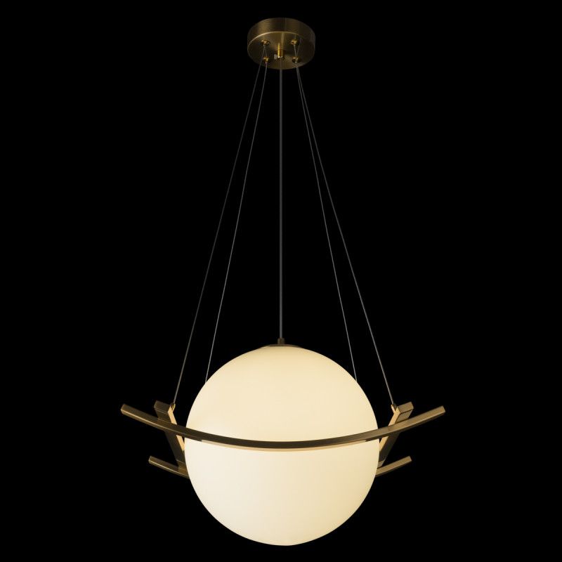 Подвесной светильник 43*43*-32,5 см, 1*E27*40W, LOFT IT Swing 10424/300, бронзовый