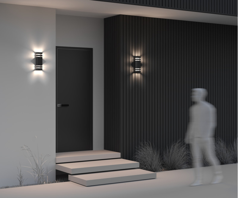 Уличный настенный светильник Maytoni Unter den Linden O578WL-02B, черный