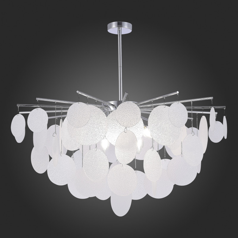Люстра потолочная 85 см, 480W, ST LUCE VITTORIA SL1231.102.08 Хром