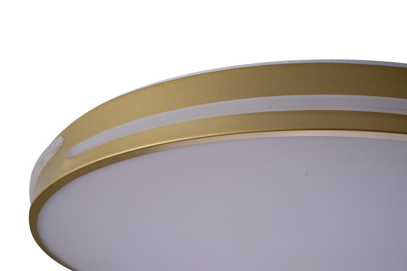 Накладной светильник 50*5 см, LED, 72W, 4000K Zortes Gabby ZRS.90610.50, латунный