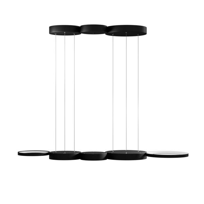 Подвесная люстра 120*10-150 см, 5*LED*6W, 3000K, Lightera Kioga LE110L-5B, Черный