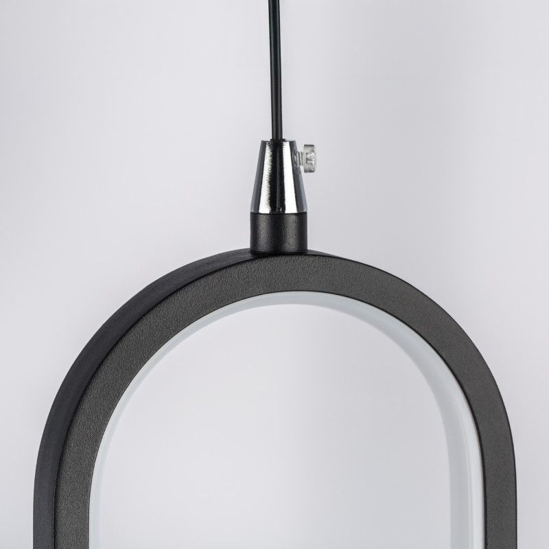 Подвесной светильник *12*50-250 см, *LED*8W, 3000K, Lightstar Saturno 749017, черный