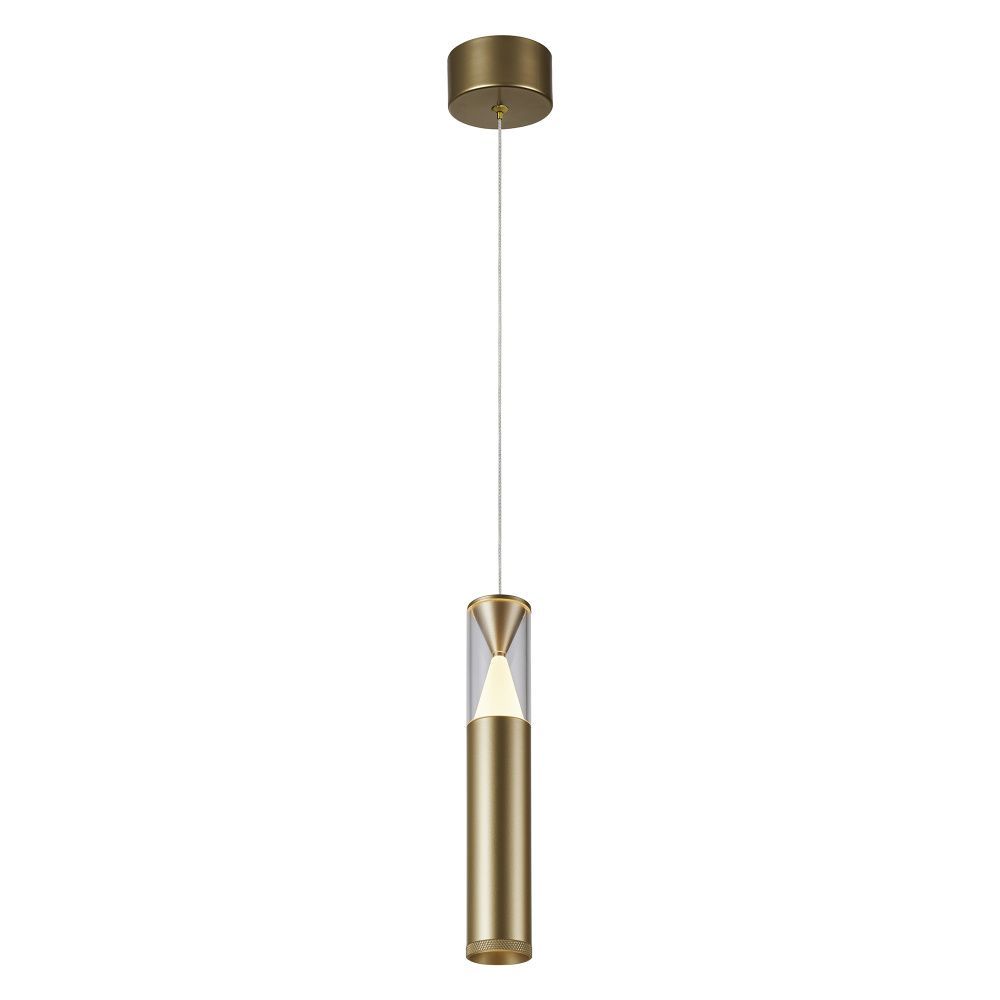 Подвесной светильник 8,5*178,5 см, *LED*7W, 3000K, Mantra Spark MAN8969, золотой