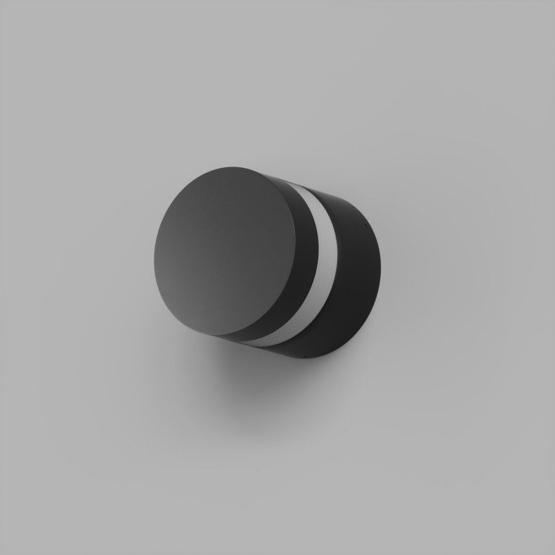 Бра 11*12*12- см, *LED*12W, 3000K, Denkirs VEGA DK9810-BK, черный алюминий