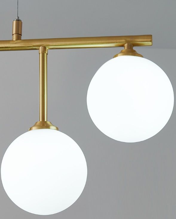 Светильник потолочный ElegantLight DZN-9139 БРОНЗА D1000*400/H600/6/G9/40W 22-12