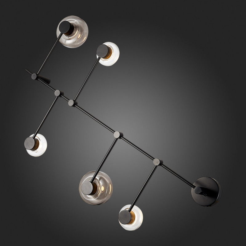 Светильник настенно-потолочный 107*69 см, 15W 3000K ST LUCE VALLO SL6005.401.05 Черный