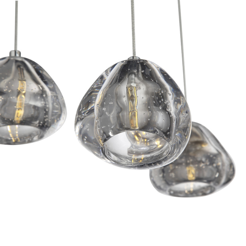Каскадная люстра 80*200 см, LED, 3W,  3000К, ST-Luce WATERFALL SL6017.101.13 хром